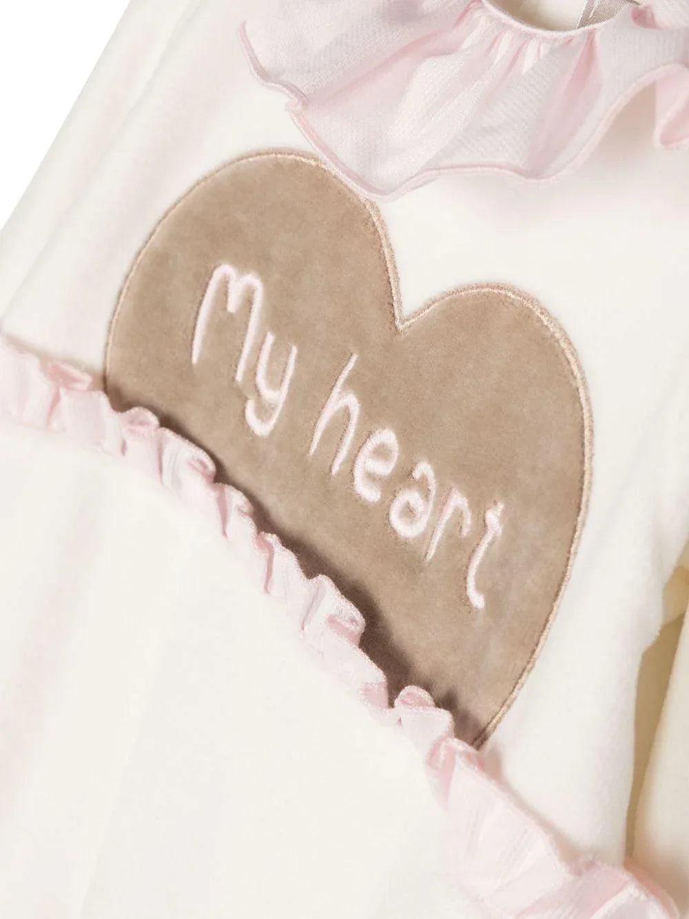 Tutina neonata "my heart" panna - Preludio Moda