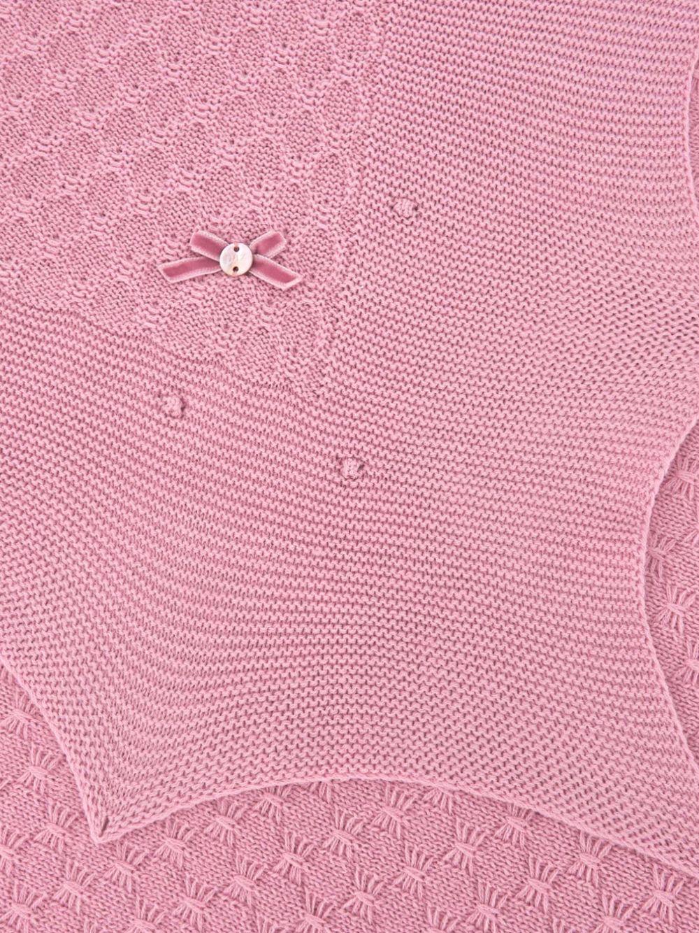 Coperta Dama in maglia rosa neonata 029111967 42 PAZ RODRIGUEZ KIDS