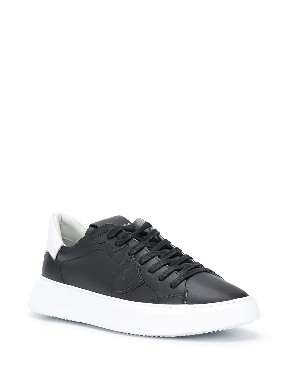 Sneakers Temple Veau in pelle con tallone a contrasto BTLU V002 PHILIPPE MODEL