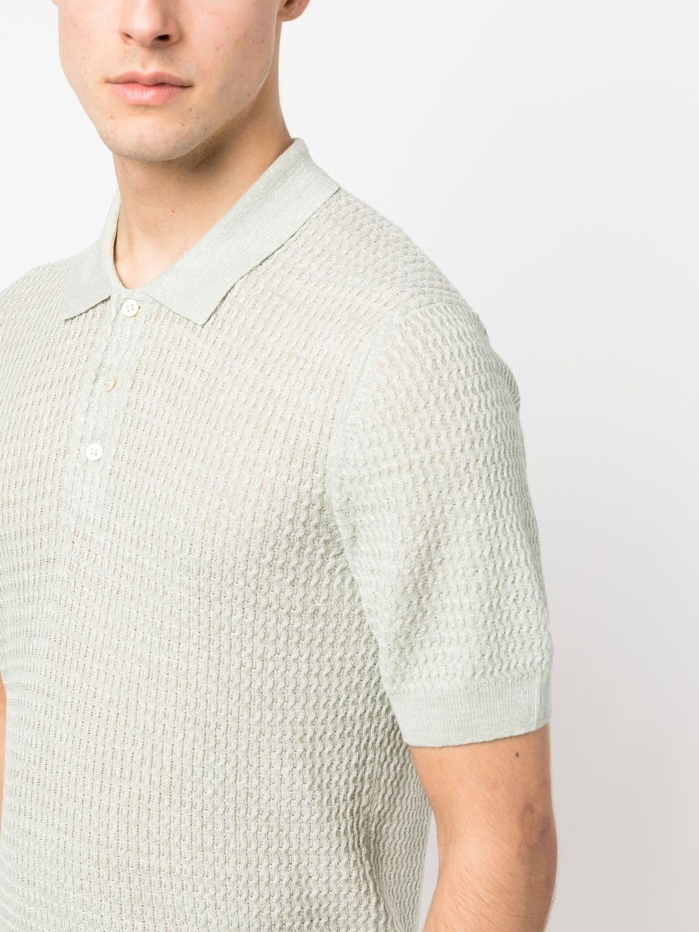 Polo in maglia con lavorazione testurizzata GRADYGSE230223E215 410 TAGLIATORE