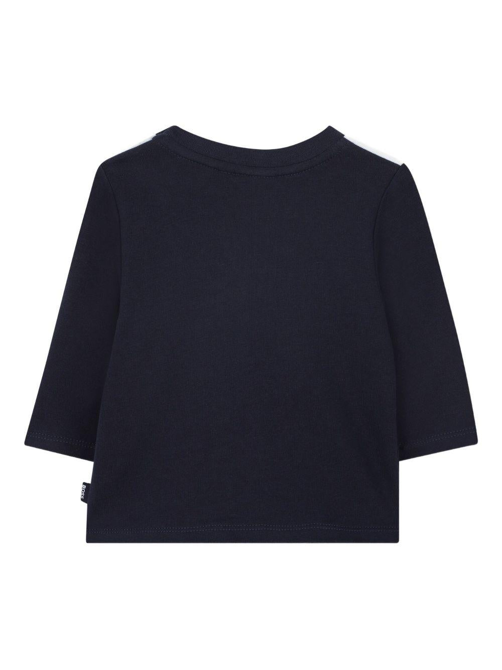 Tuta Sportiva in Cotone Biologico J52537 849 BOSS KIDS