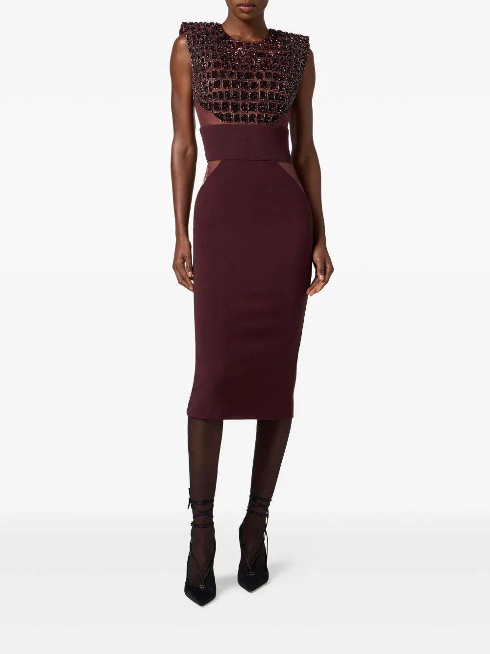 Abito Midi con Paillettes - Preludio Moda