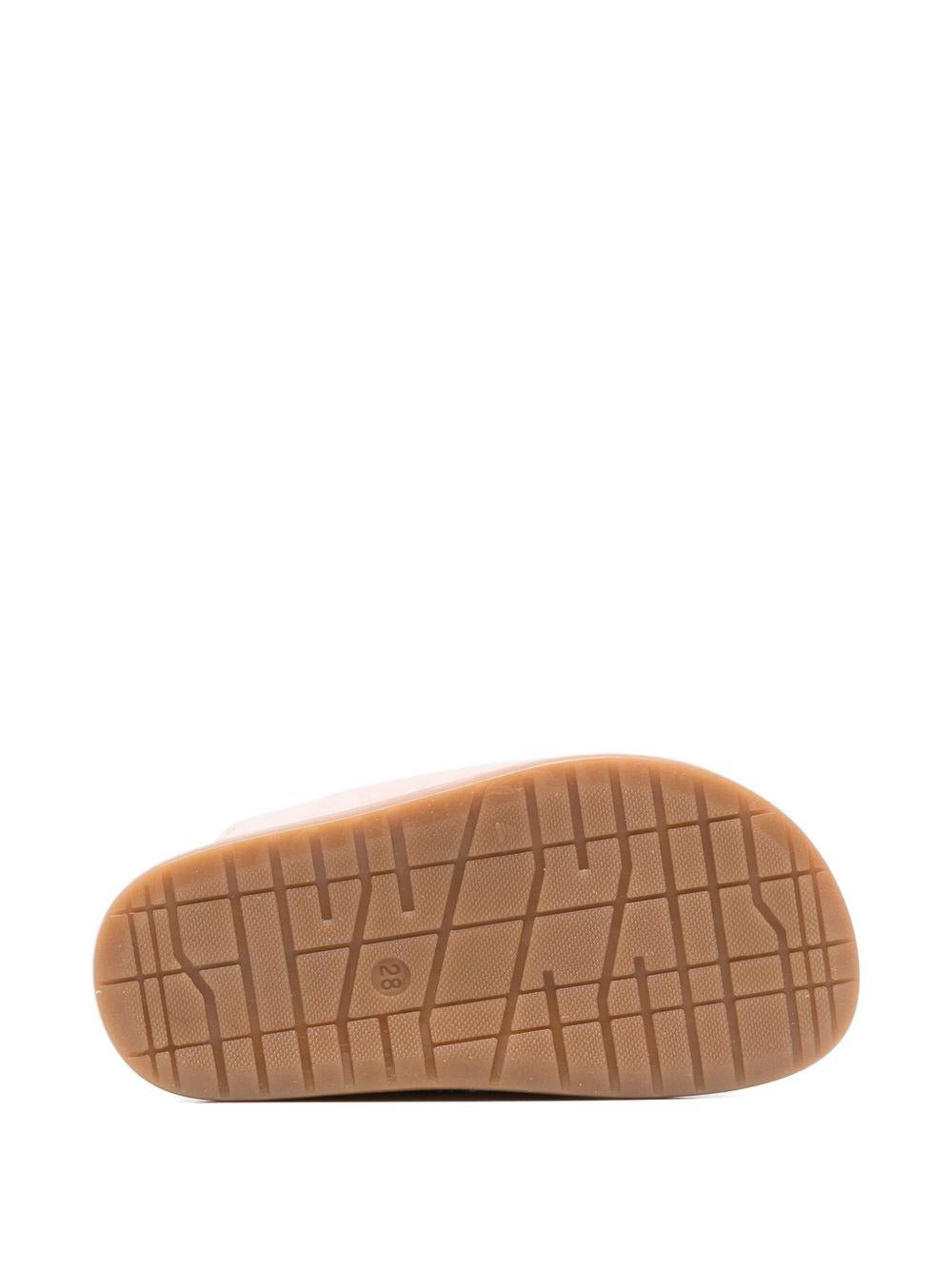 Sandali in pelle con chiusura touch strap F1A2E05540239325 ROSA ELISABETTA FRANCHI KIDS