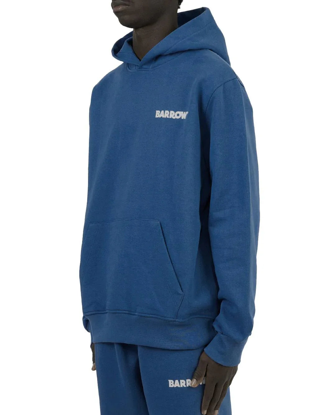 Felpa blu mini logo retro - Preludio Moda