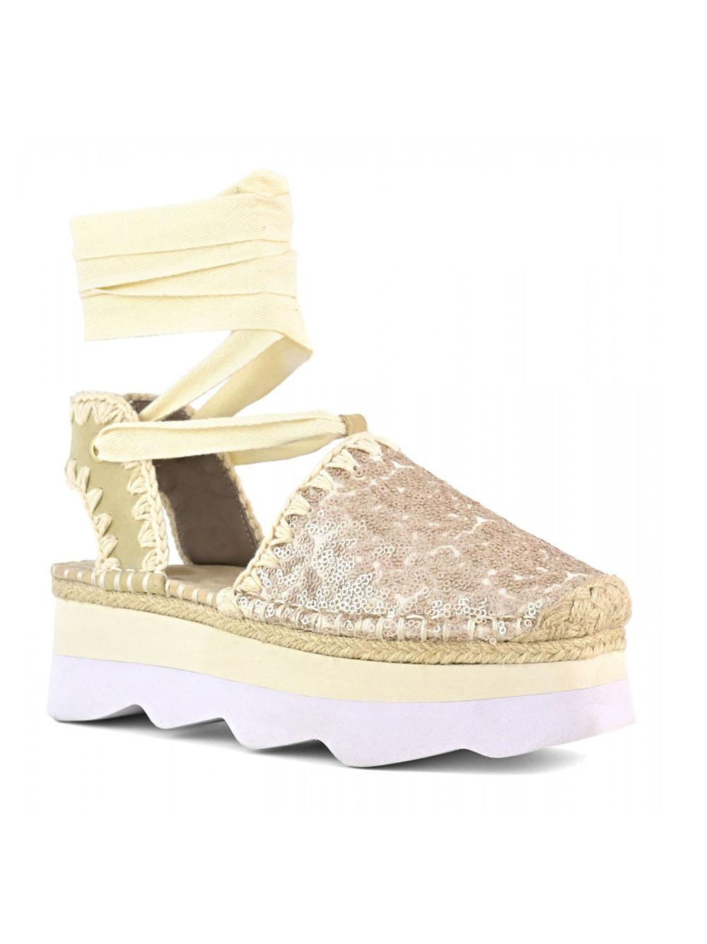 Espa sandal micro sequins rosa perlato MUSW591004AG MSQ MOU