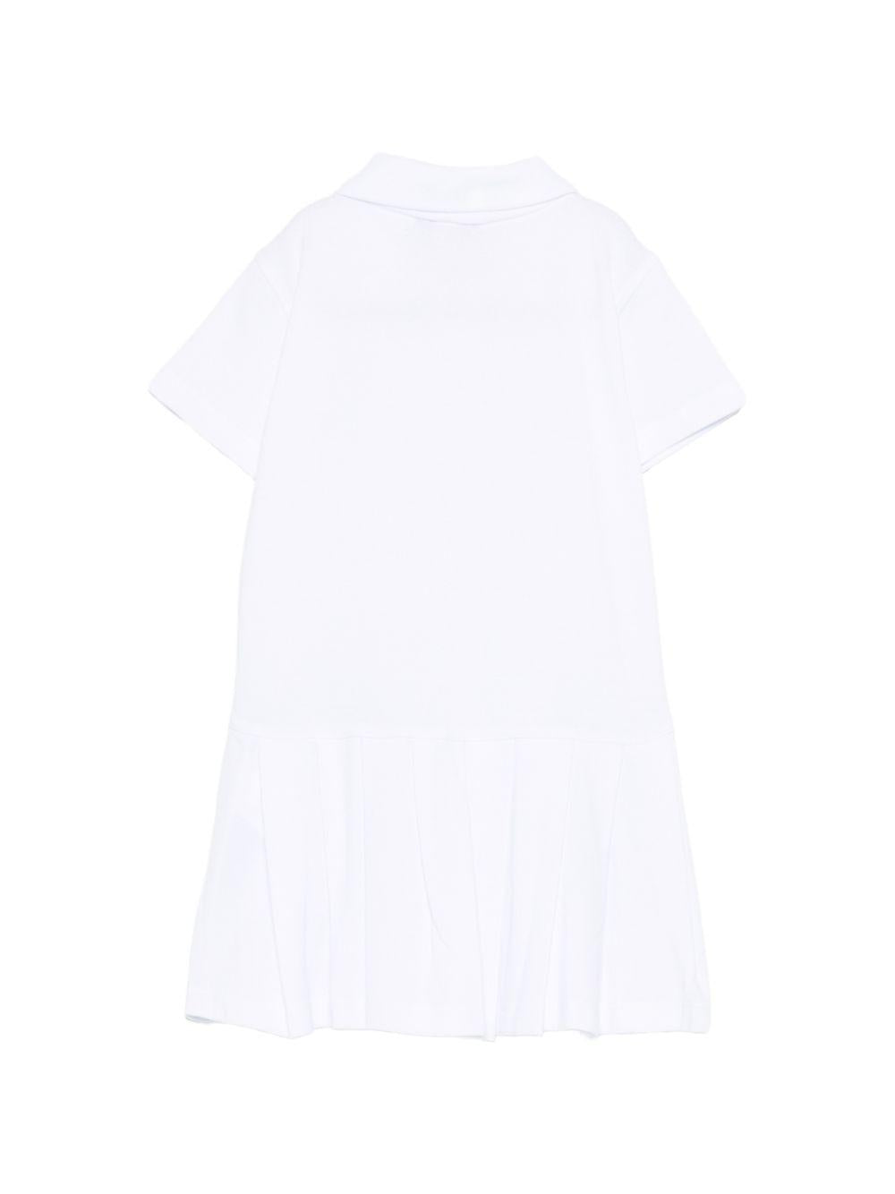 Abito polo con colletto e gonna plissé K8151TW 001 K-WAY KIDS