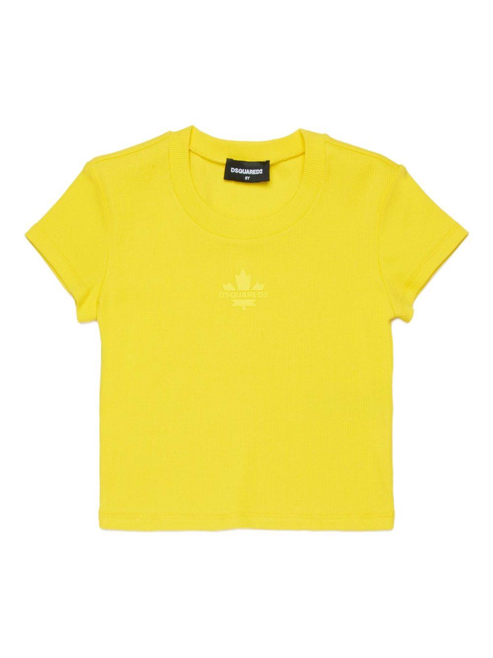 T-shirt in cotone con logo DQ3160D0AGG DQ220 DSQUARED KIDS