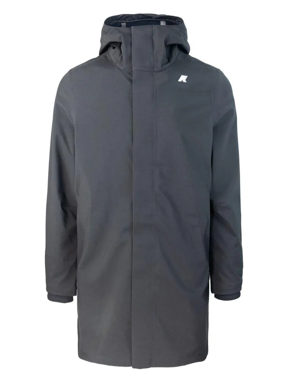 Cappotto Tommy nero con cappuccio e zip - Preludio Moda