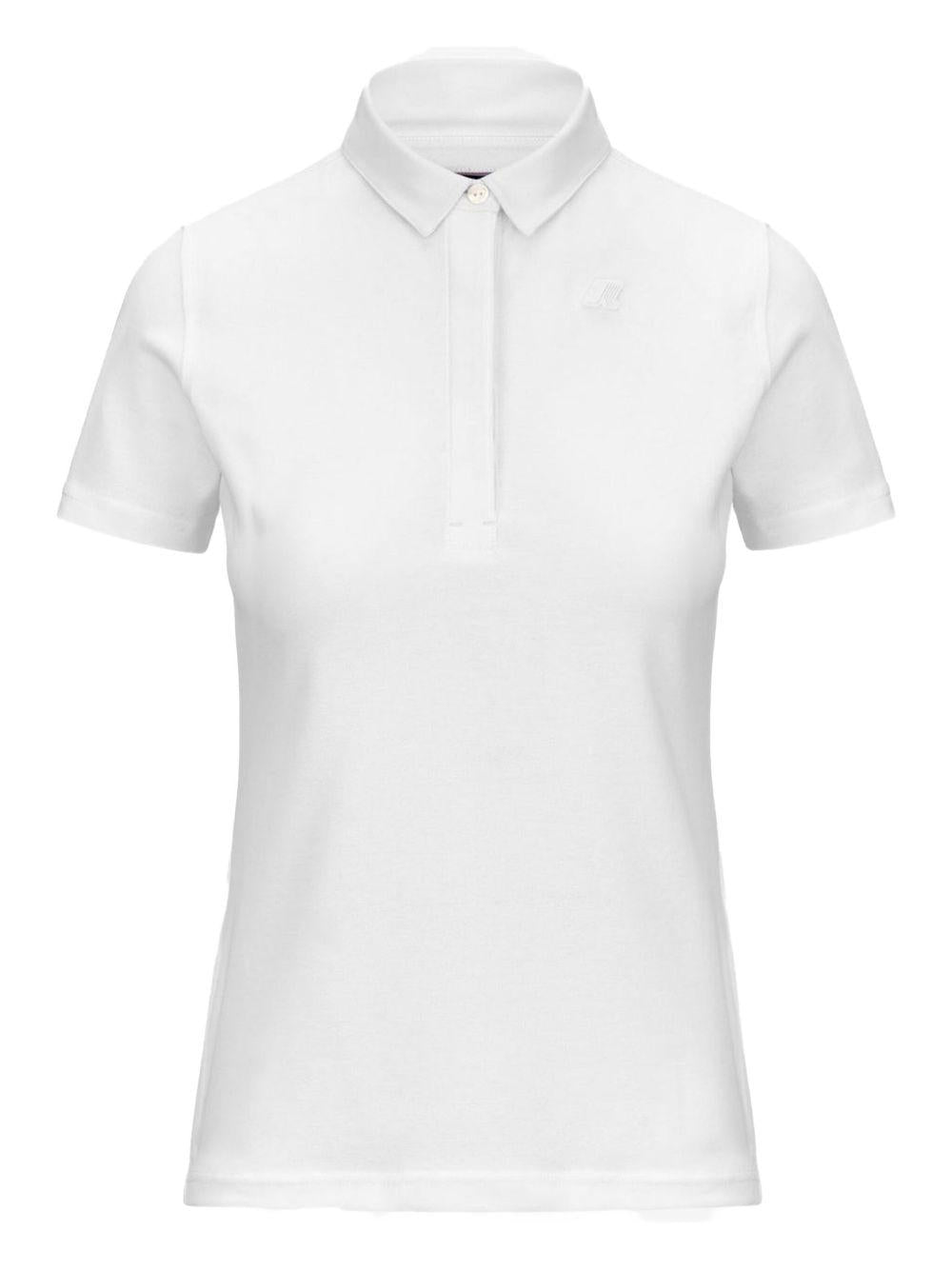Polo amedea pique bianca