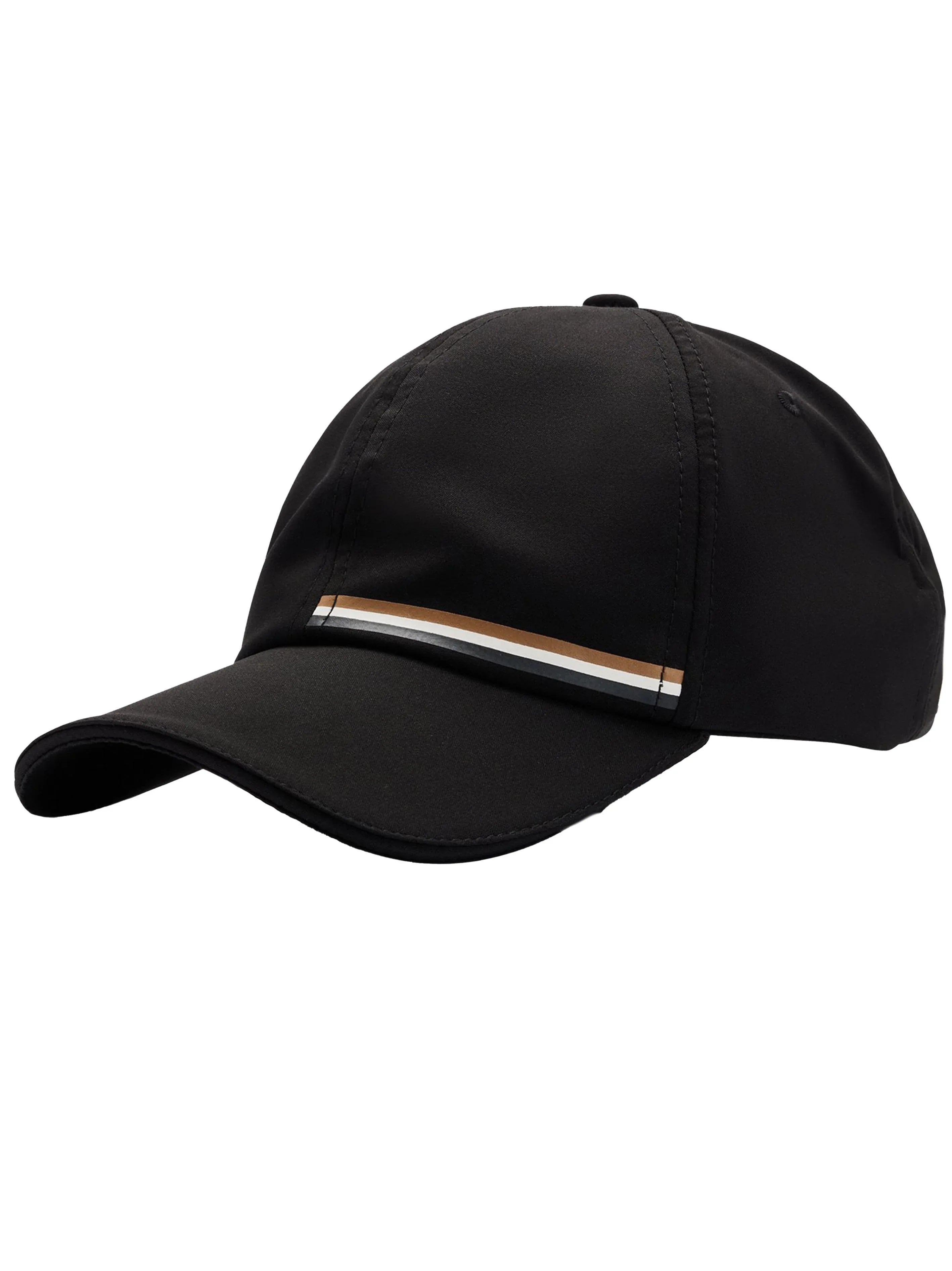 Cappello nero idrorepellente logato - Preludio Moda