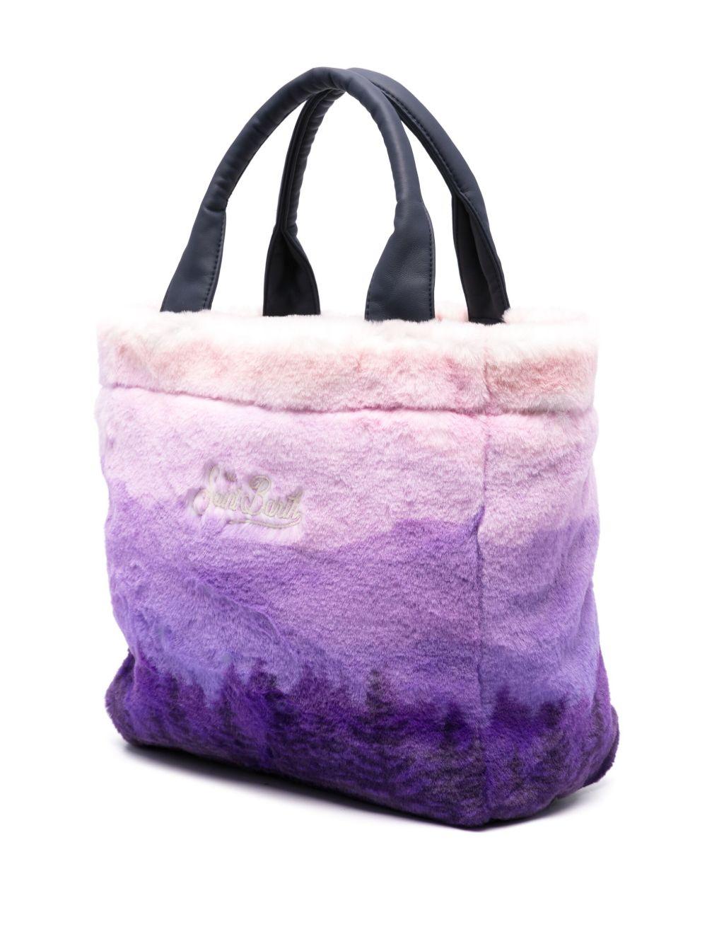 Borsa Colette stampa cartolina viola - Preludio Moda