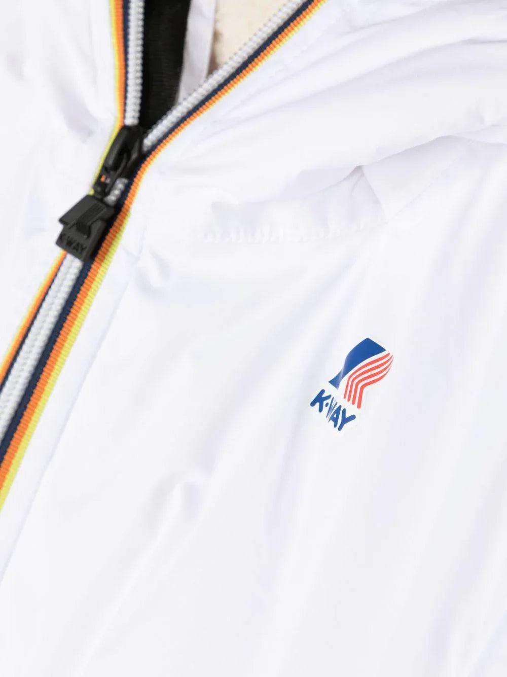 Giubbino bambino unisex bianco interno teddy - Preludio Moda