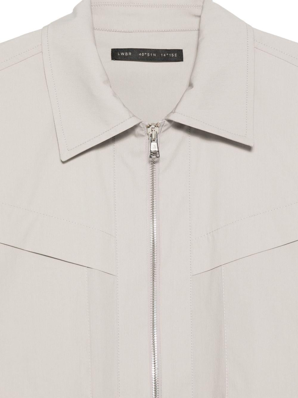 Camicia con zip a maniche corte LH26012 N016 LOW BRAND