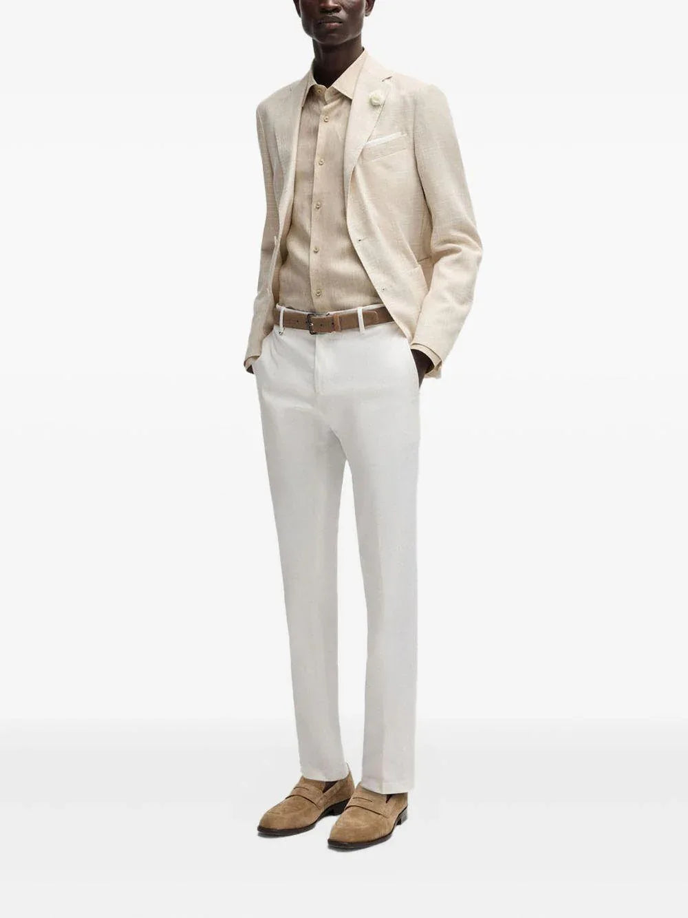 Pantalone c-genius fromale bianco - Preludio Moda