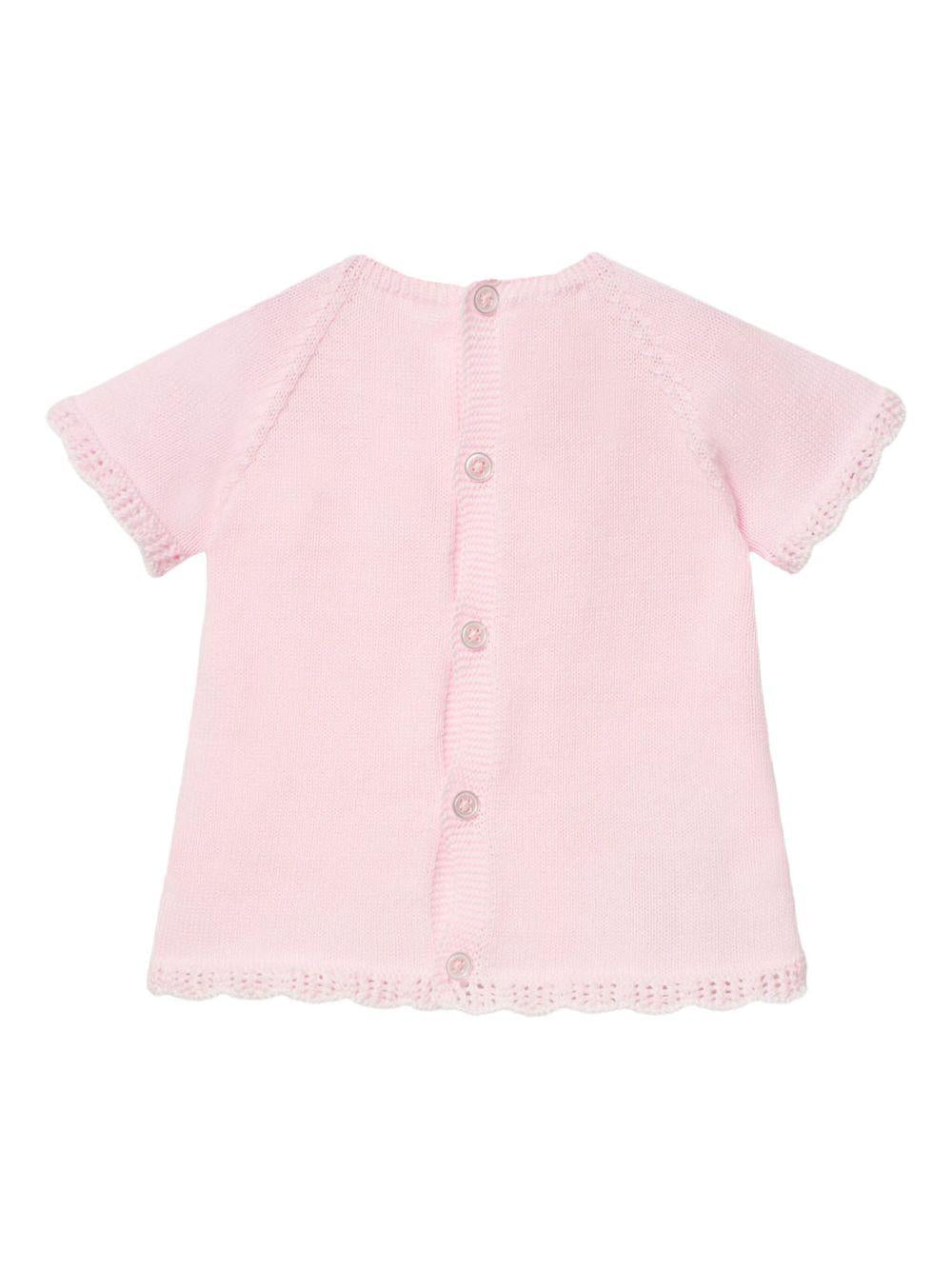Completo rosa neonata (2pz) 103122700 3701H82 PAZ RODRIGUEZ KIDS