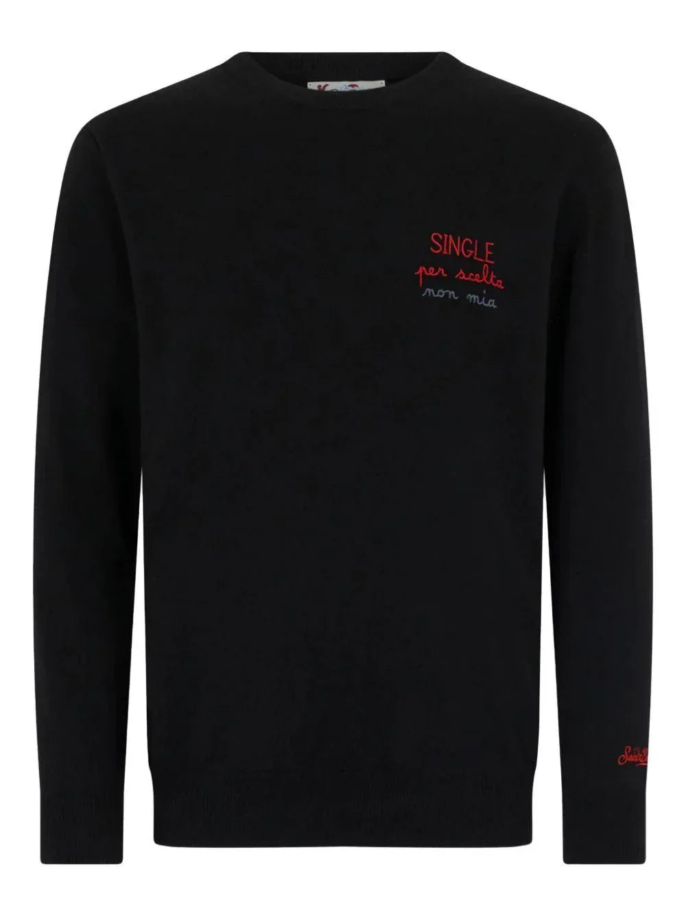 Maglione Heron light "single per scelta non mia" nero - Preludio Moda