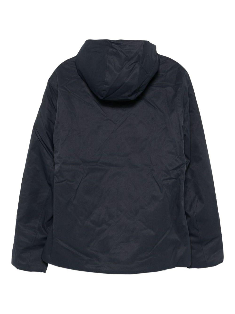 Piumino nero con cappuccio e zip K8133DW AL8 K-WAY