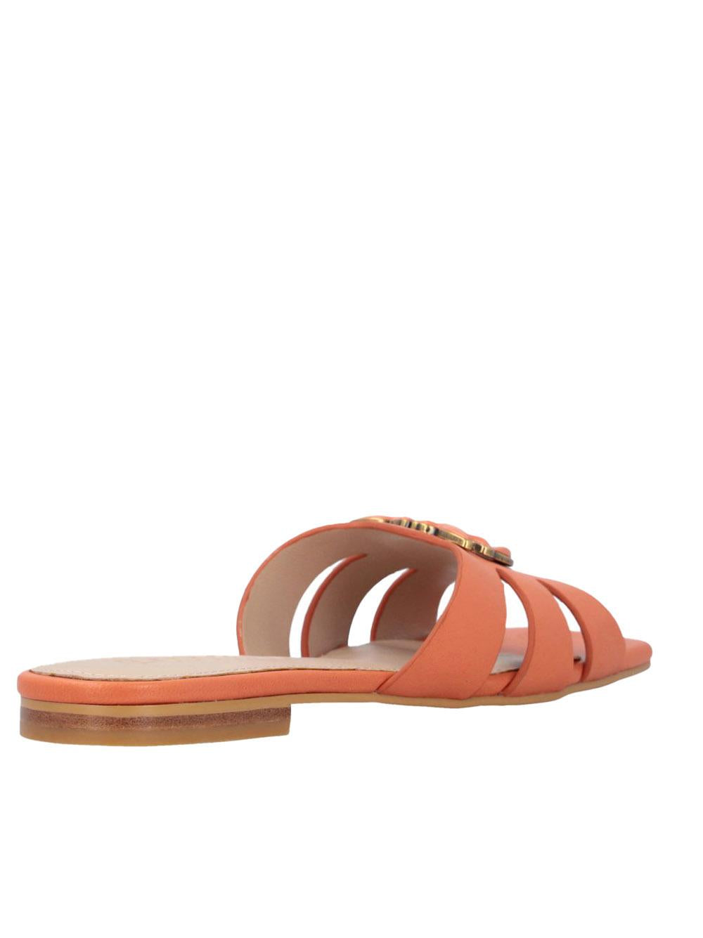 Ciabatta marli 09 arancione fard SD0313P003 Q74 PINKO