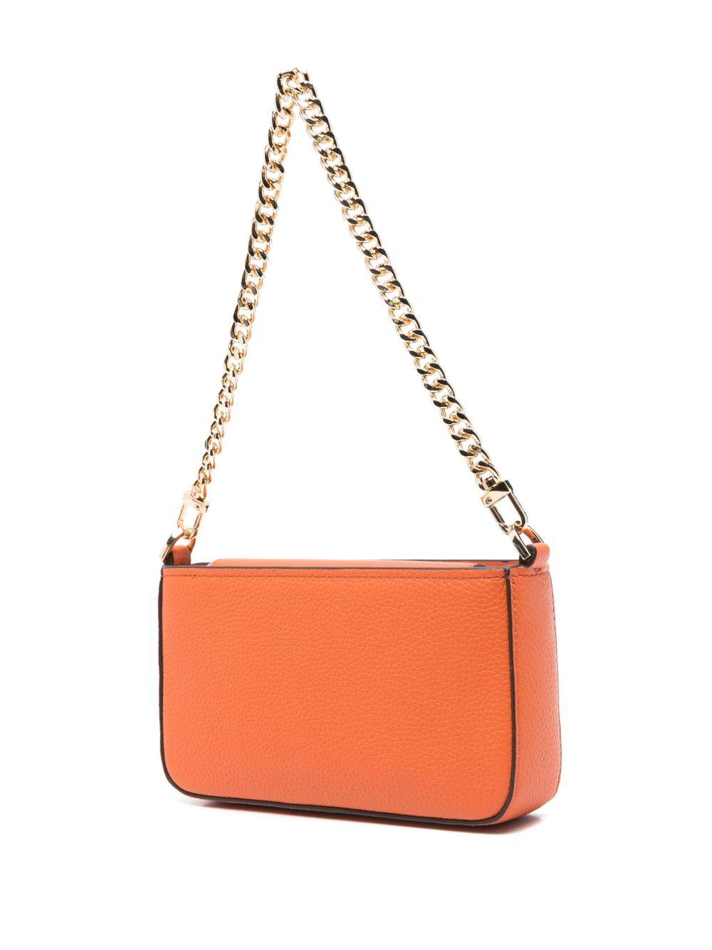 Borsa convertibile Bryant piccola in pelle martellata arancione