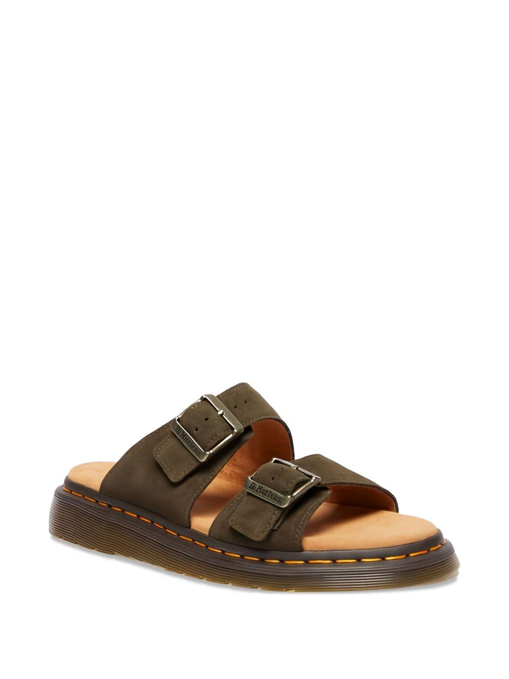 Sandalo joseph doppia fascia verde oliva 41083 300 DR.MARTENS