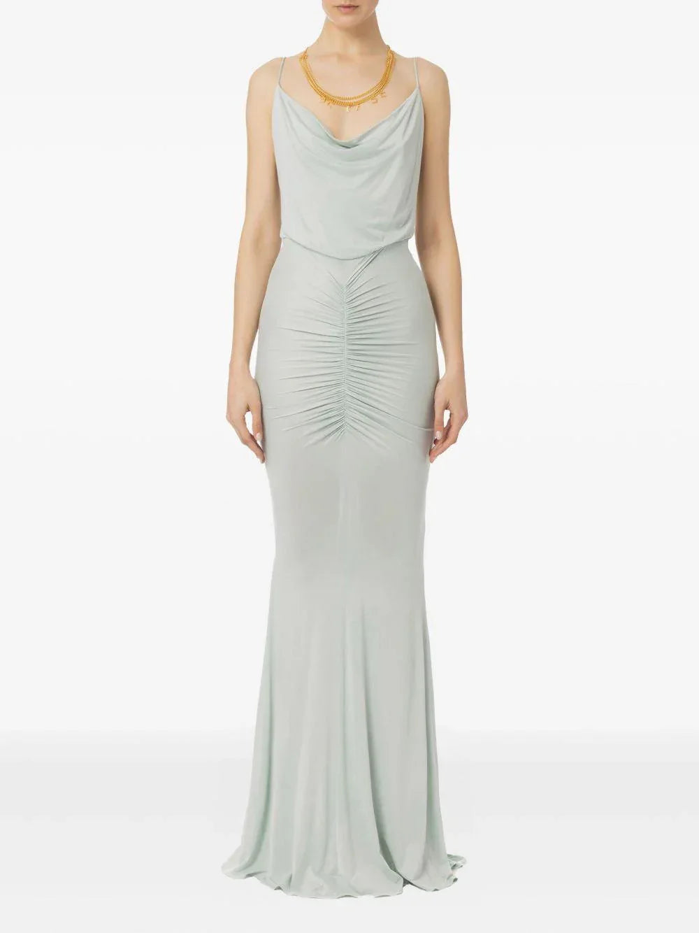 ABITO ACQUA CON ARRICCIATURA - Preludio Moda