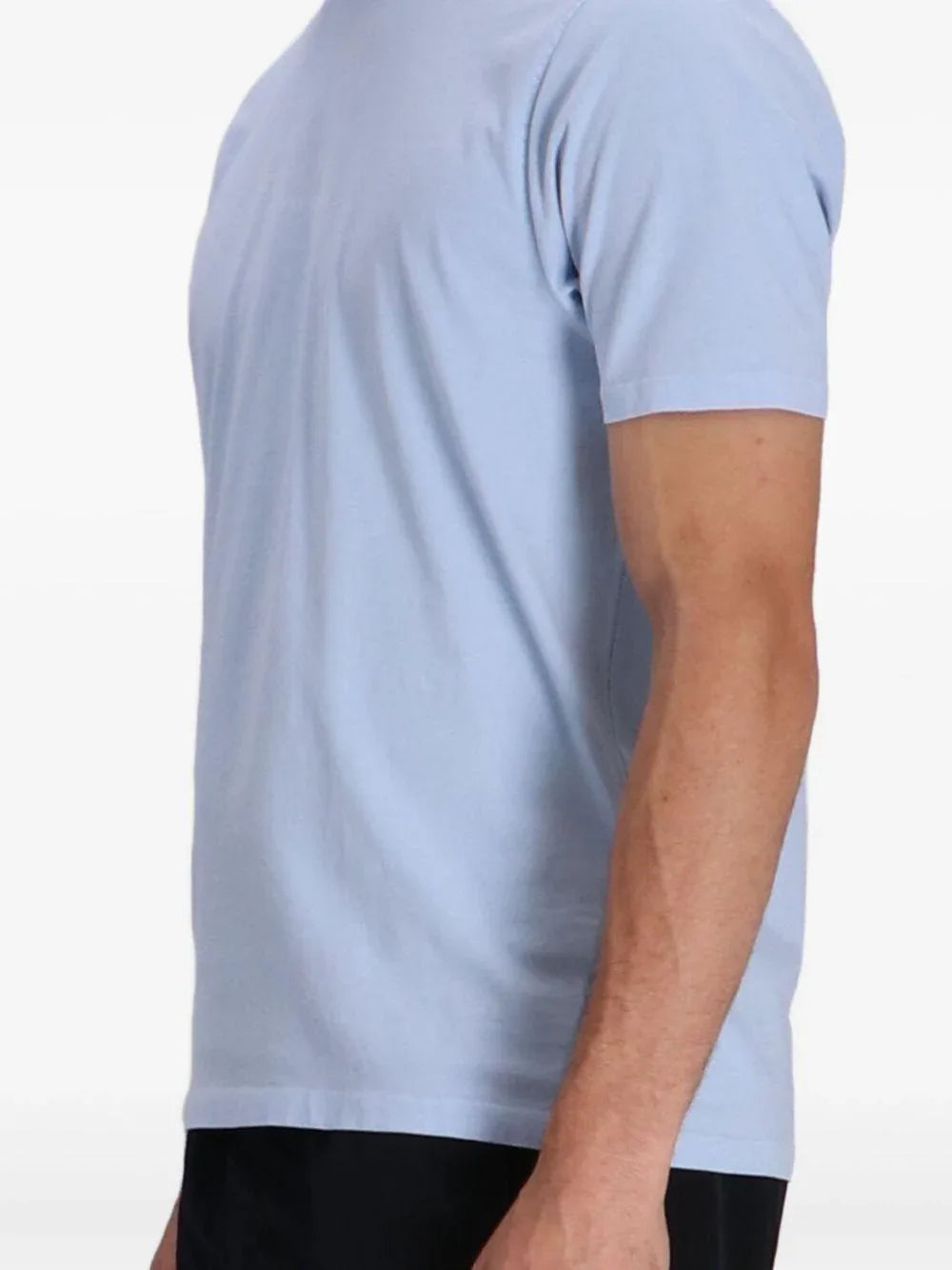 T-shirt celeste logo petto centrale - Preludio Moda