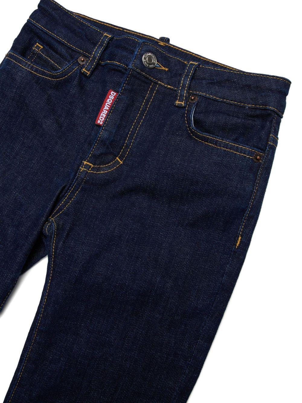 Jeans Svasati in Cotone DQ2633D0AAM DQ01 DSQUARED KIDS