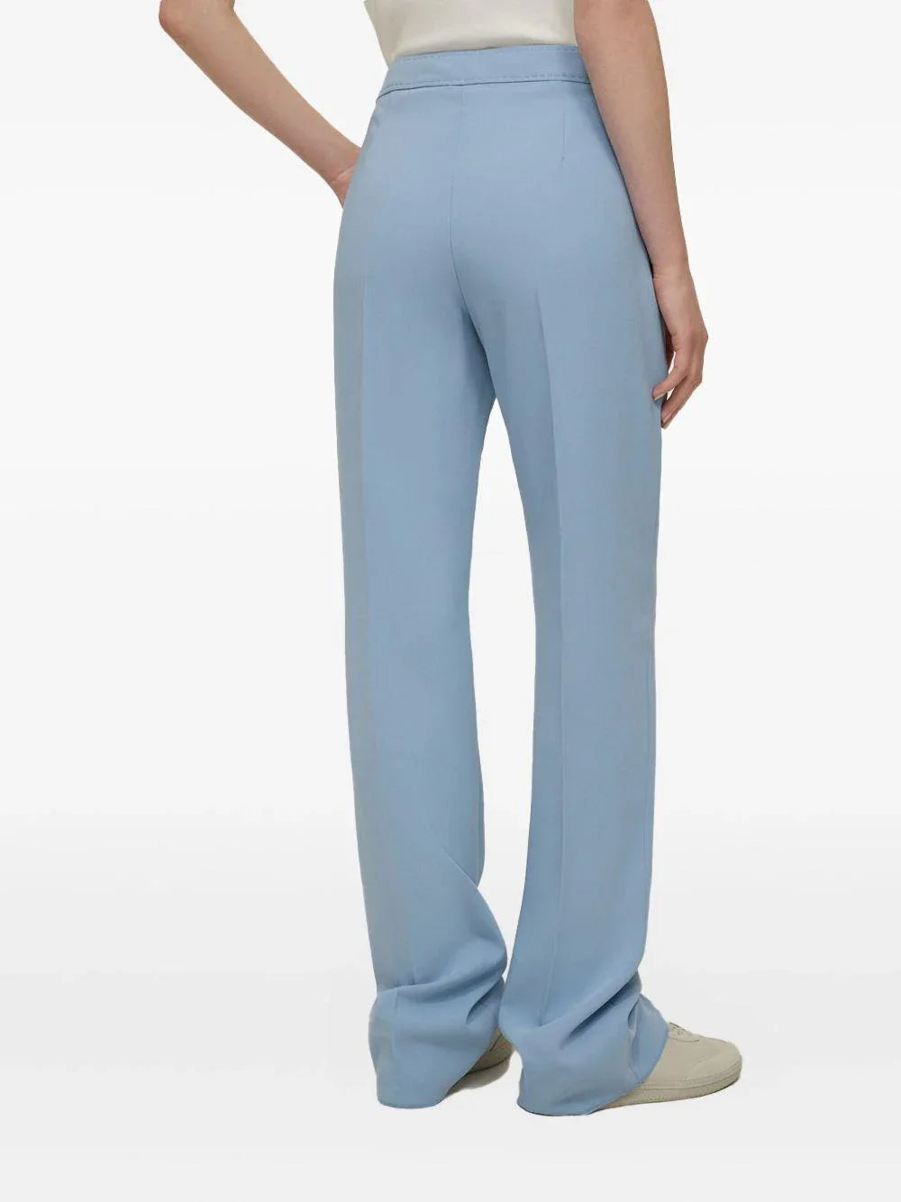 Pantalone Elenia flat azzurro - Preludio Moda