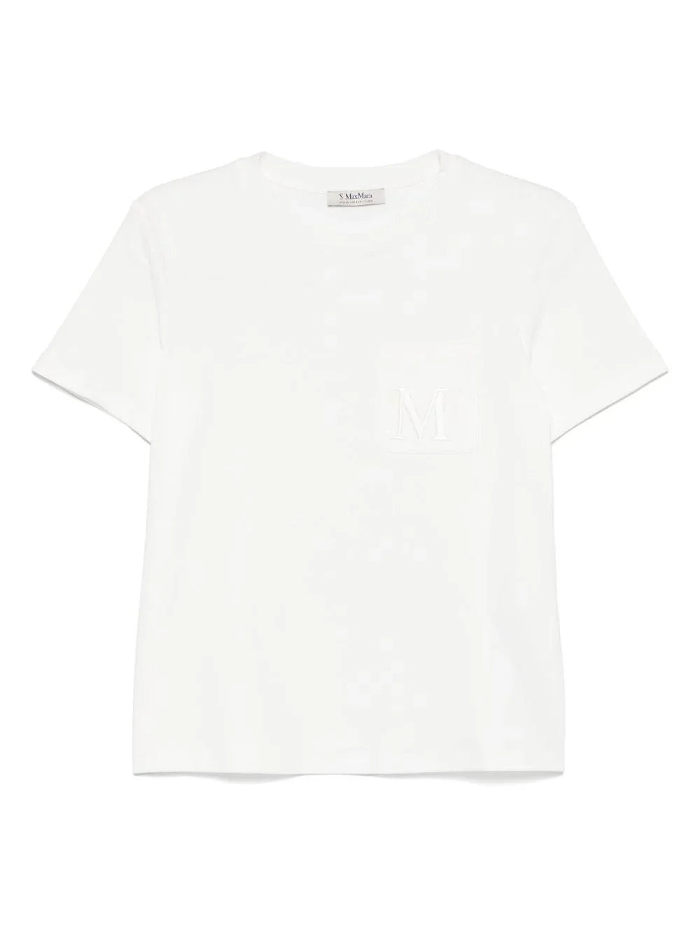 T-shirt bianca in cotone - Preludio Moda