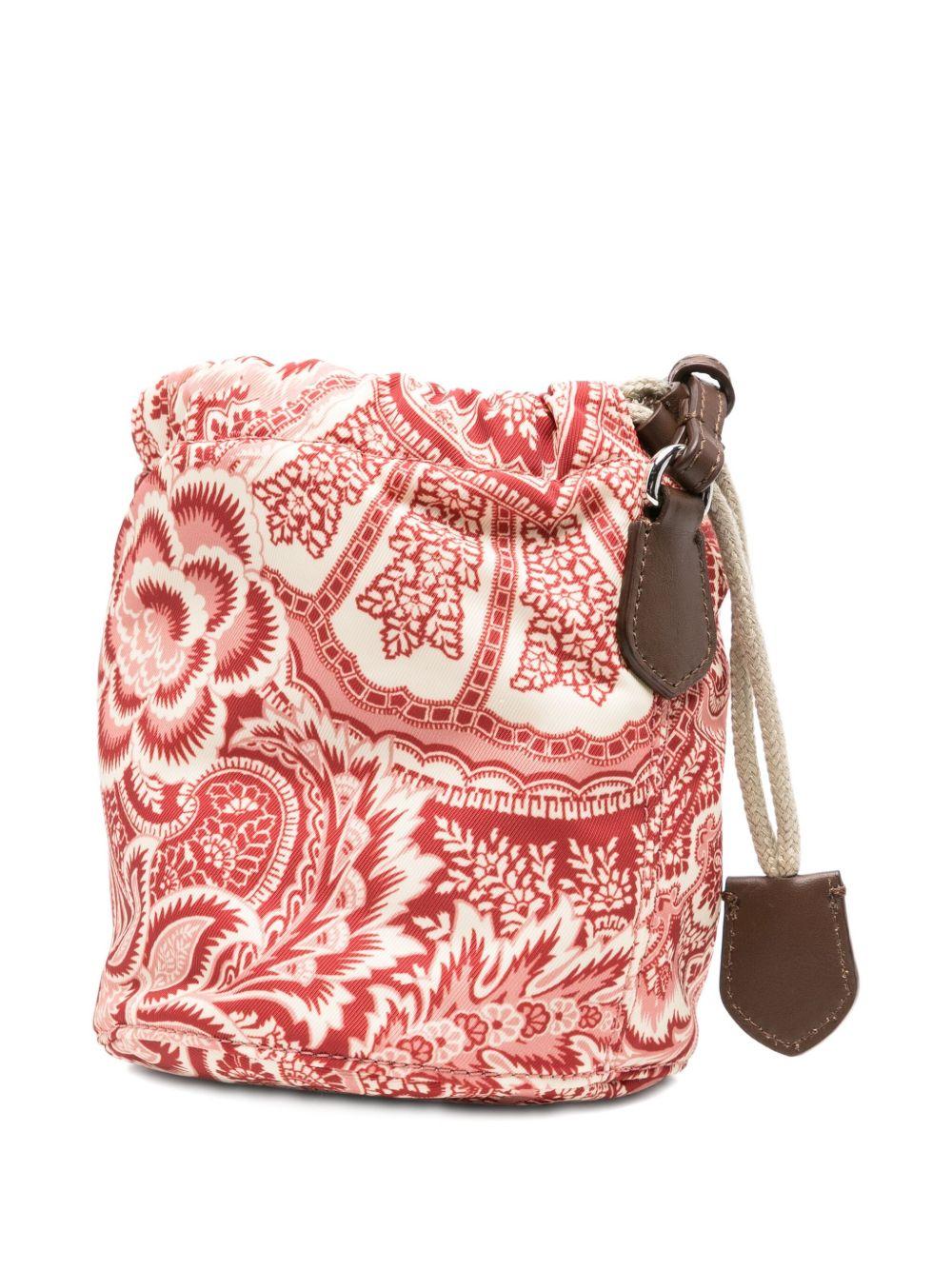 Borsa Secchiello Rossa con Stampa Paisley GX0B08N0369 416RS ETRO KIDS