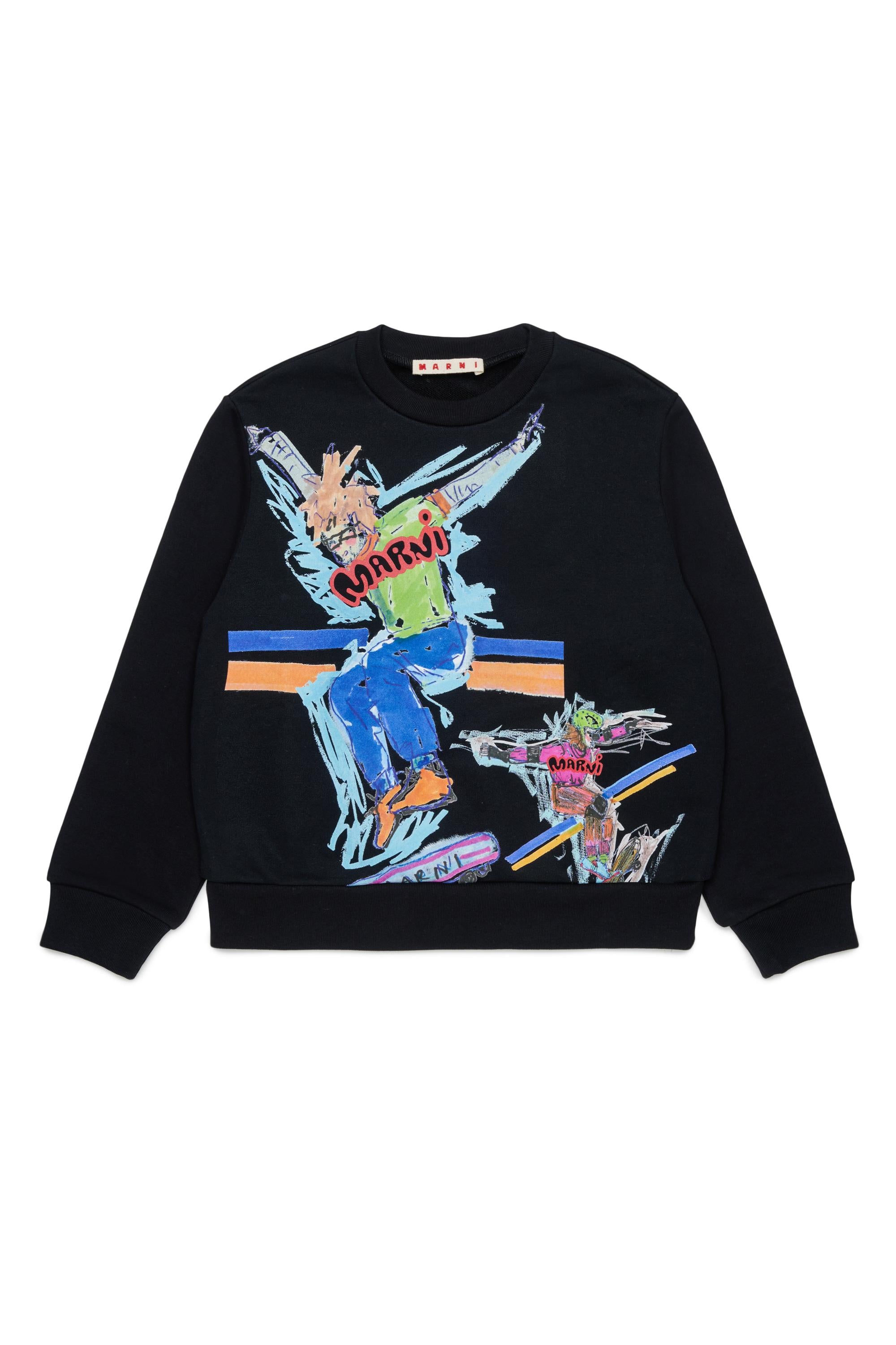 Felpa Nero M01884M00NF 0M900 MARNI KIDS