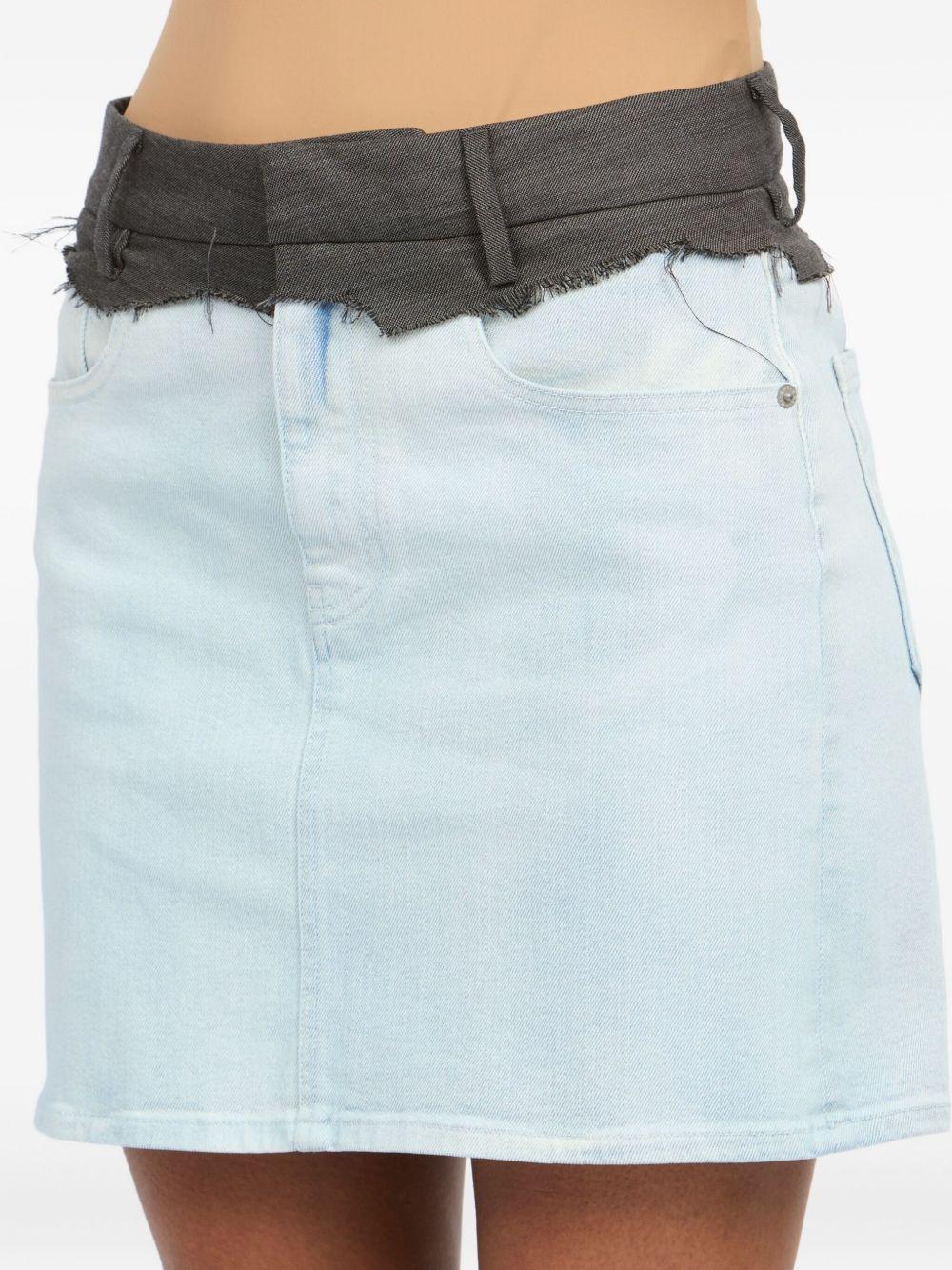 Gonna in denim a vita alta S52MC0017M30056 961 MM6 MAISON MARGIELA