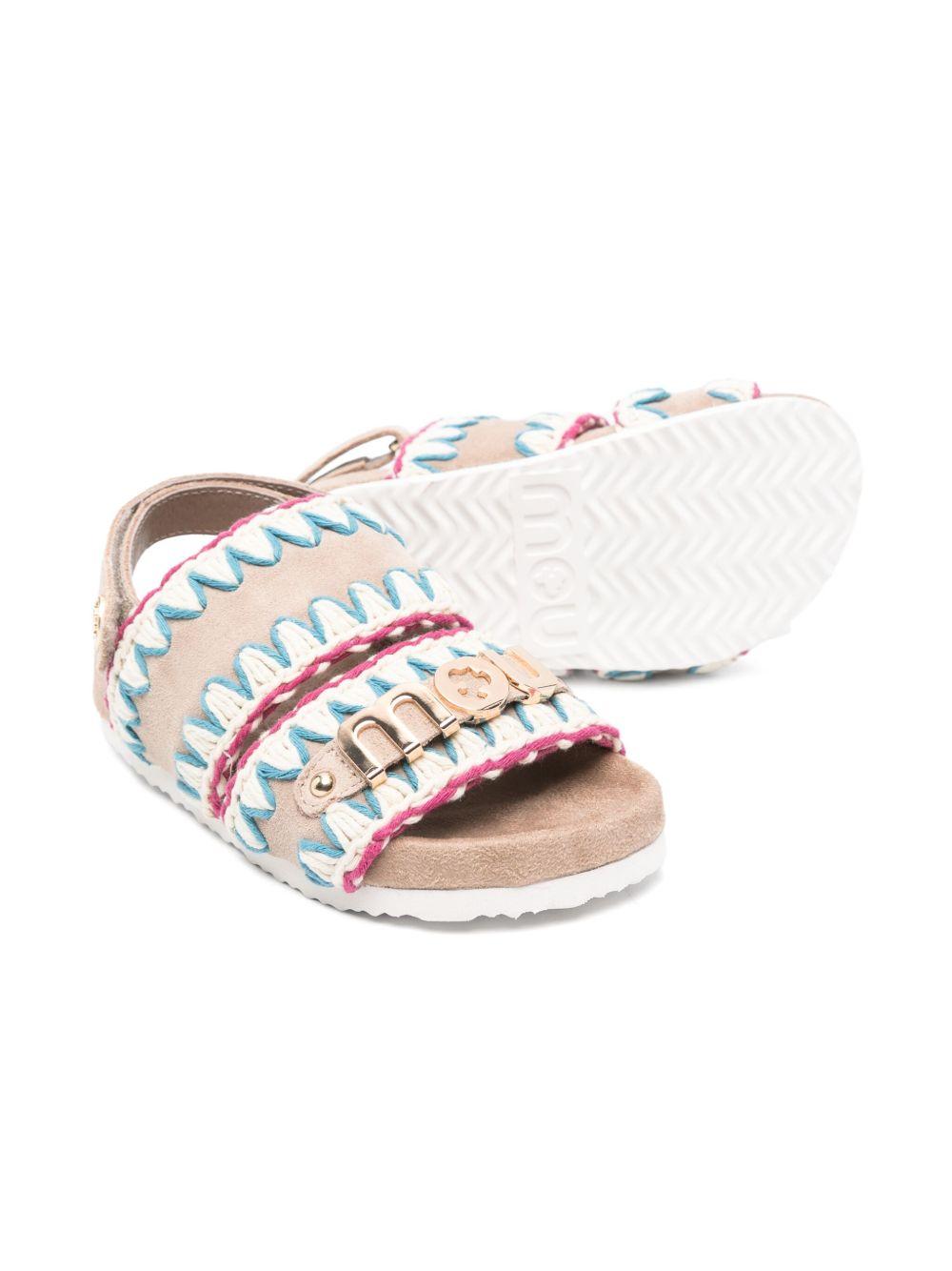 Sandalo baby cuciture multicolor
