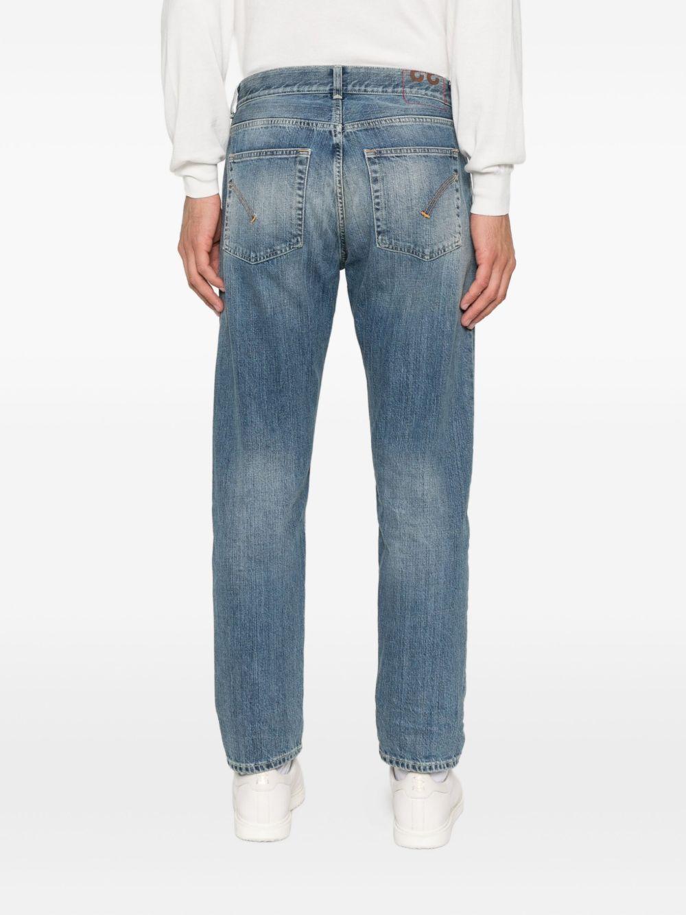 DONDUP Jeans blu a gamba dritta in denim UP576DFE313ULL5DUW25 800 DONDUP
