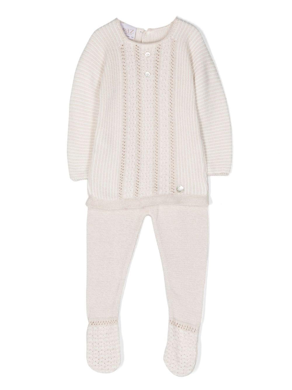 Tutina Neonato Beige 103120907 7960H05 PAZ RODRIGUEZ KIDS