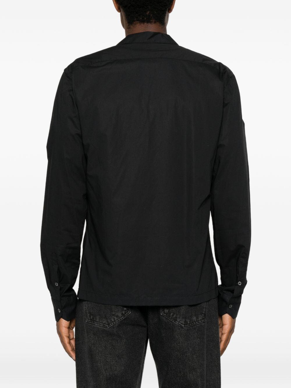 002 Camicia Nera Cotone BS424ST8343 002 BRIAN DALES 