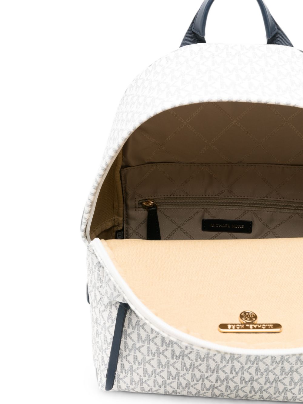 130 Zaino Blu Slater Logato 30T0G04B6B 130 MICHAEL KORS 