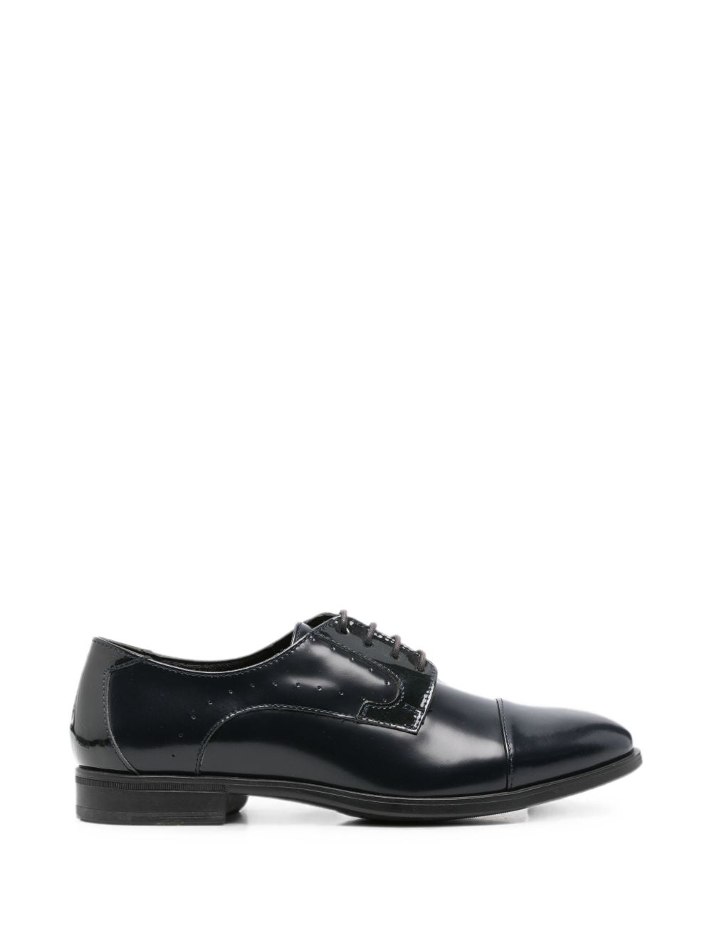 nero Scarpa Nera Spazzolata C/fori 44Z9553 BLU CARLO PIGNATELLI 
