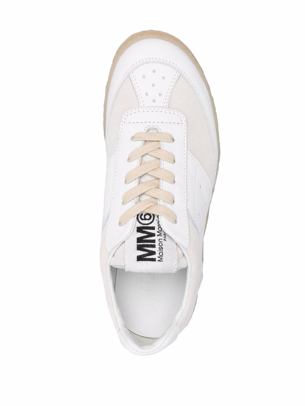 Sneakers 6 Court bianche S59WS0160P0673 T1003 MM6 MAISON MARGIELA 