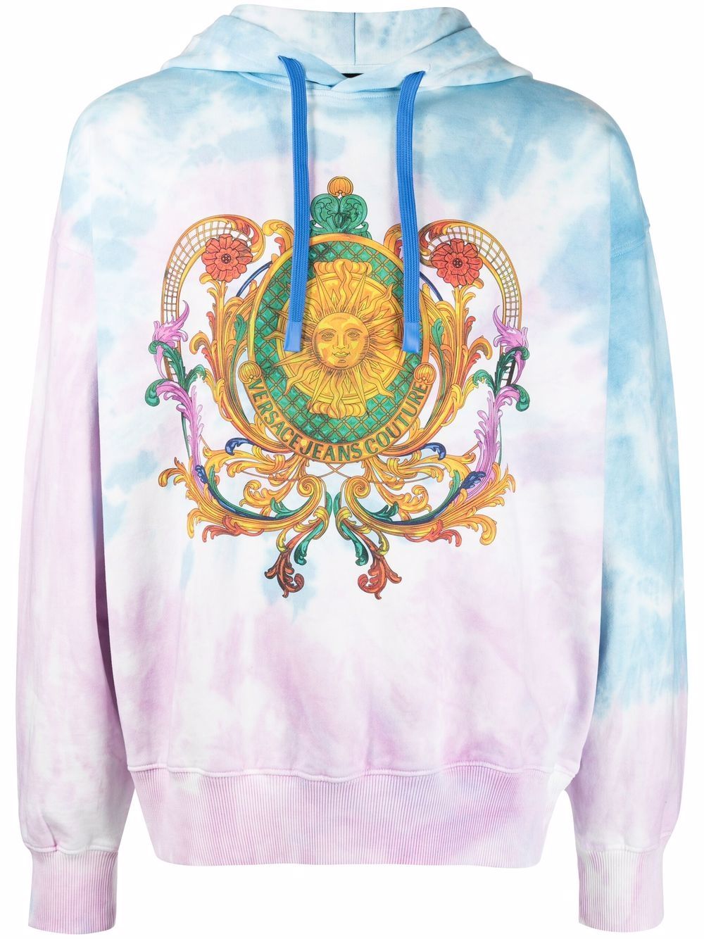 Felpa sfumata con logo baroque 72GAIF01CFW0F OT0 VERSACE JEANS 