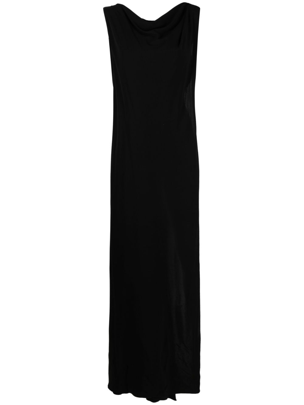 Abito lungo cut-out retro nero A0434 0127 NERO ALBERTA FERRETTI 