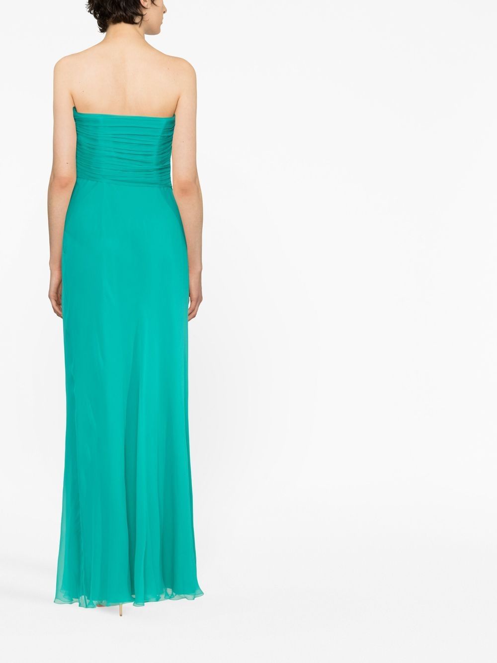 Abito vede acqua nodo petto A0464 1614 VERDE ALBERTA FERRETTI 