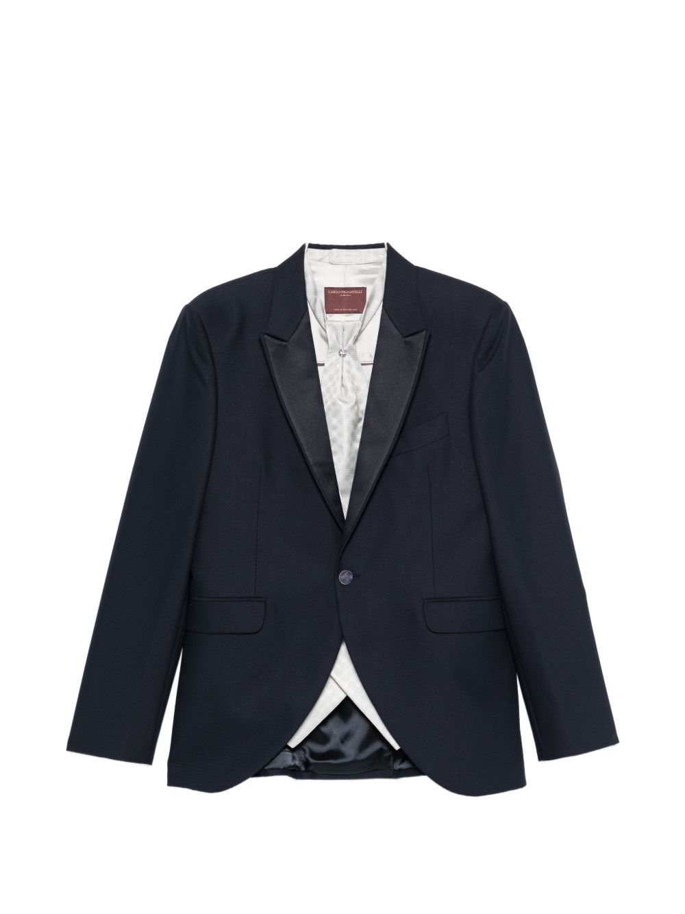 800 Abito Blu Rever Lancia Lavorato+accessori 46JX124C107988 BLU CARLO PIGNATELLI 
