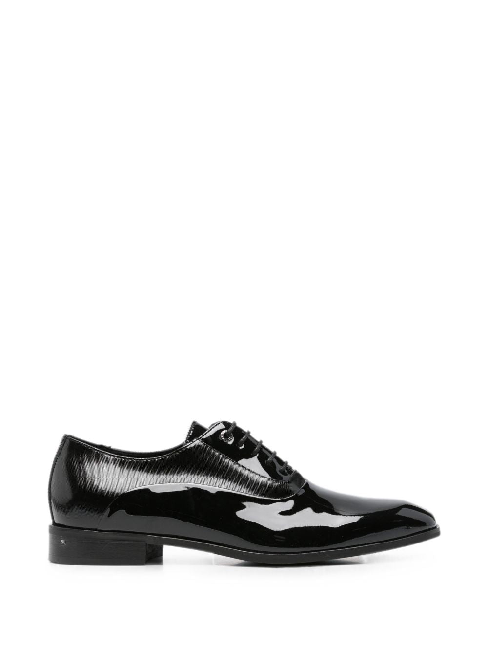 scarpa Nera Vernice Lucida Operata 46Z7982 RUGAN NERO CARLO PIGNATELLI 
