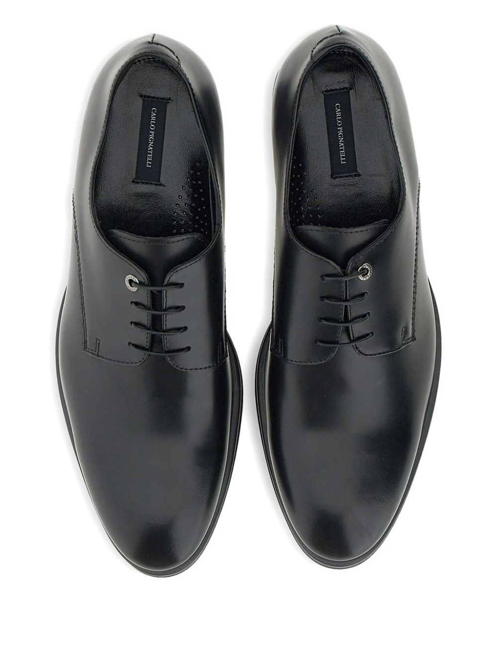 black Scarpa Nera Spazzolata 46Z9453 SPAZZOLATO NERO CARLO PIGNATELLI 