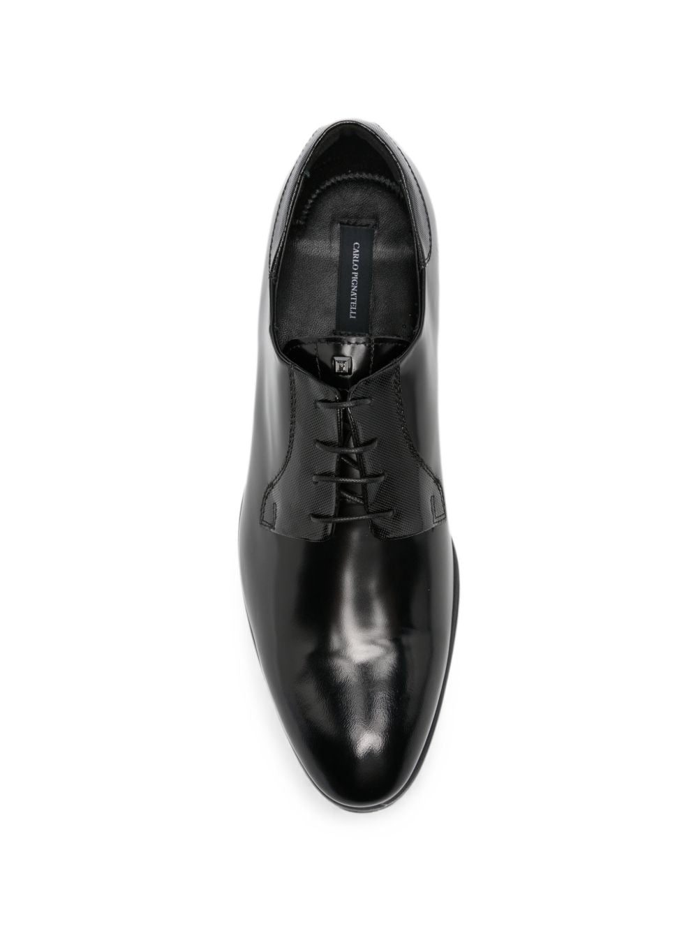black Scarpa Nera Spazzolata Operata 46Z9488 SPAZZOLATO NERO CARLO PIGNATELLI 