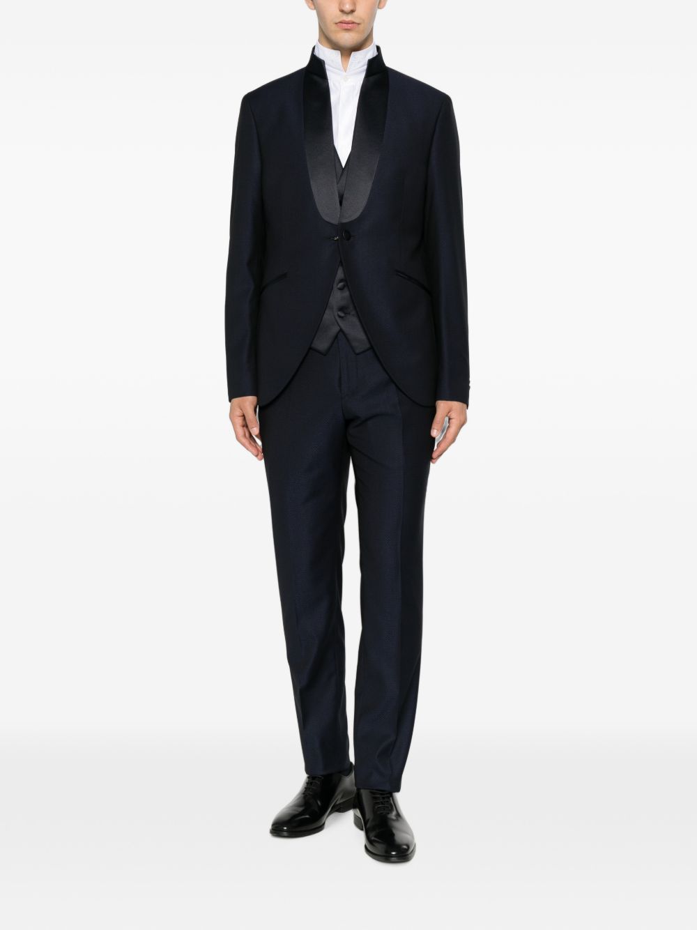 90 Camicia B.ca C/diplomatico C/ricamo B4CER45U0CP136 90 CARLO PIGNATELLI 