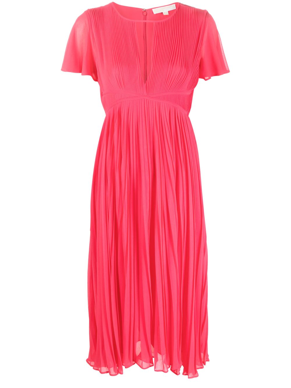 Abito corallo in chiffon MS381P77R3 662 MICHAEL KORS 