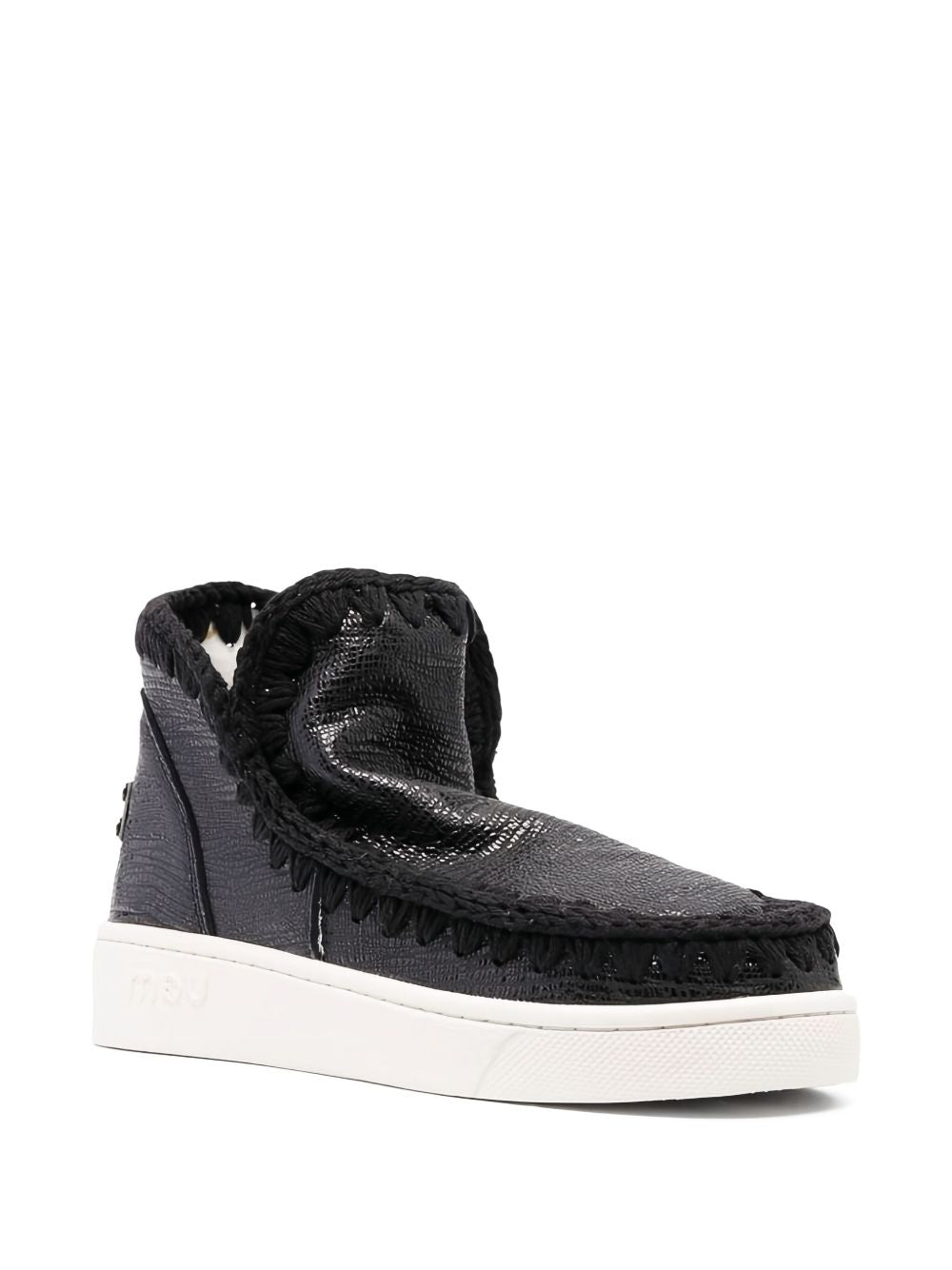 Sneakers nera in pelle snake MU.SW211033R NERA MOU 