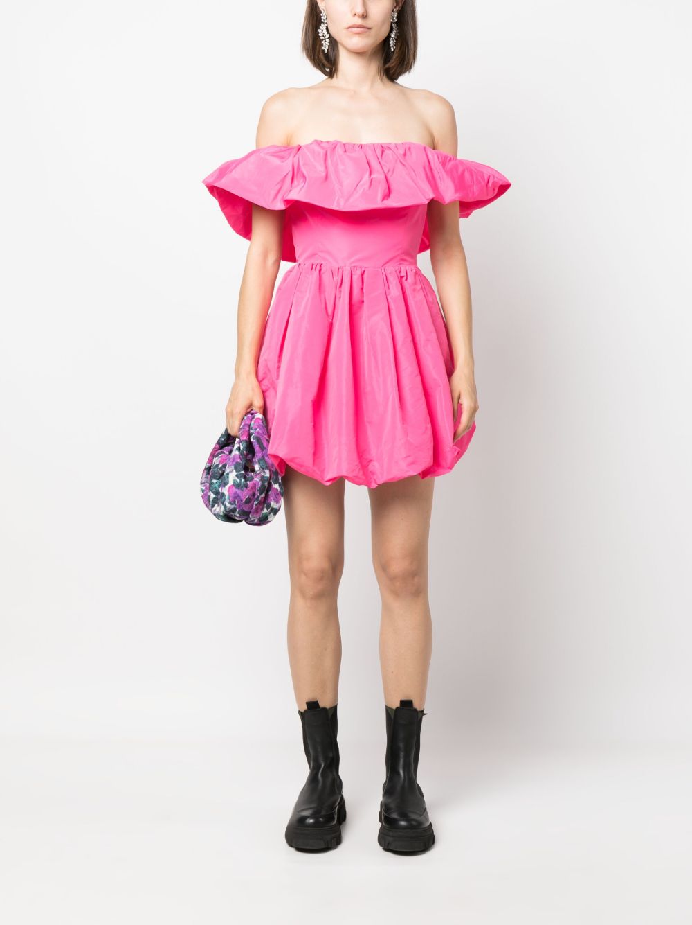 Abito fucsia a palloncino 3441MDA186237109 ROSA MSGM 